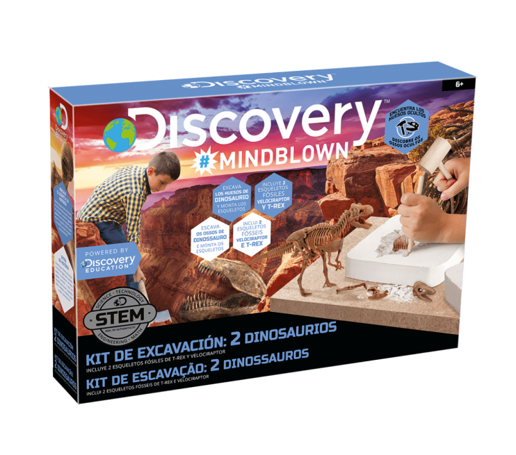 Discovery Kit De Excavación 2 Dinosaurios - Foto 1/3